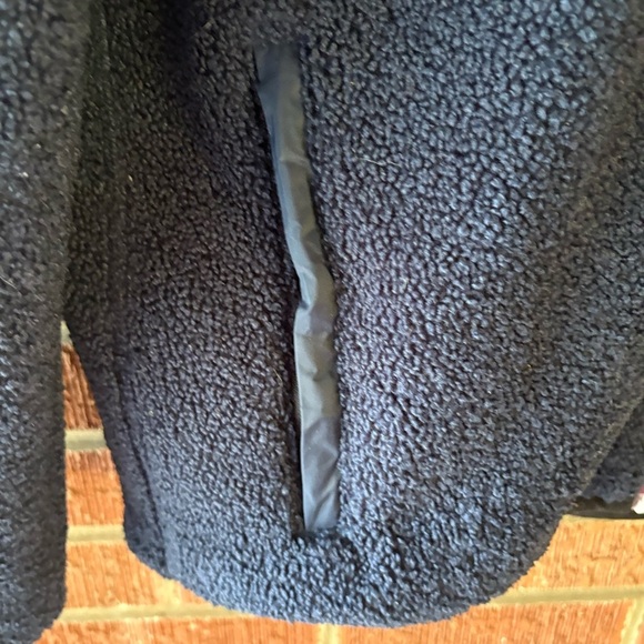Peloton Navy Blue Sherpa Fleece Zippered Jacket Size XL - Picture 3 of 6